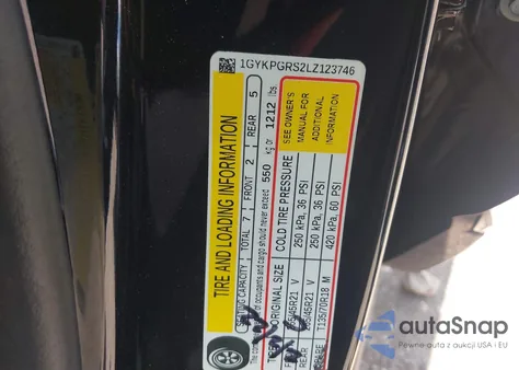 2020 Cadillac Xt6 Awd Sport из США, поврежденный, VIN 1GYKPGRS2LZ123746